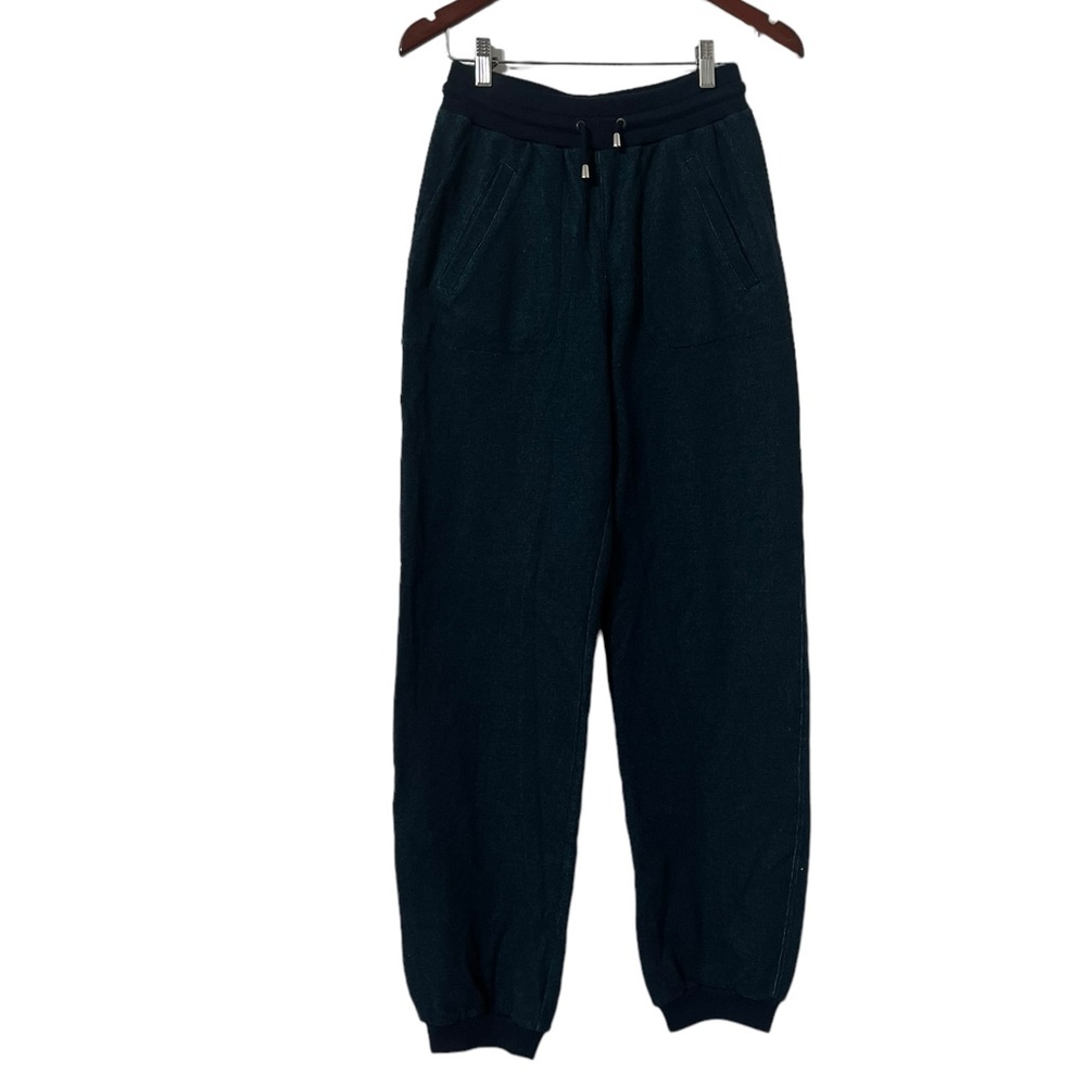 Opening Ceremony Men’s Bicolor Navy Emerald Joggers Sweatpants